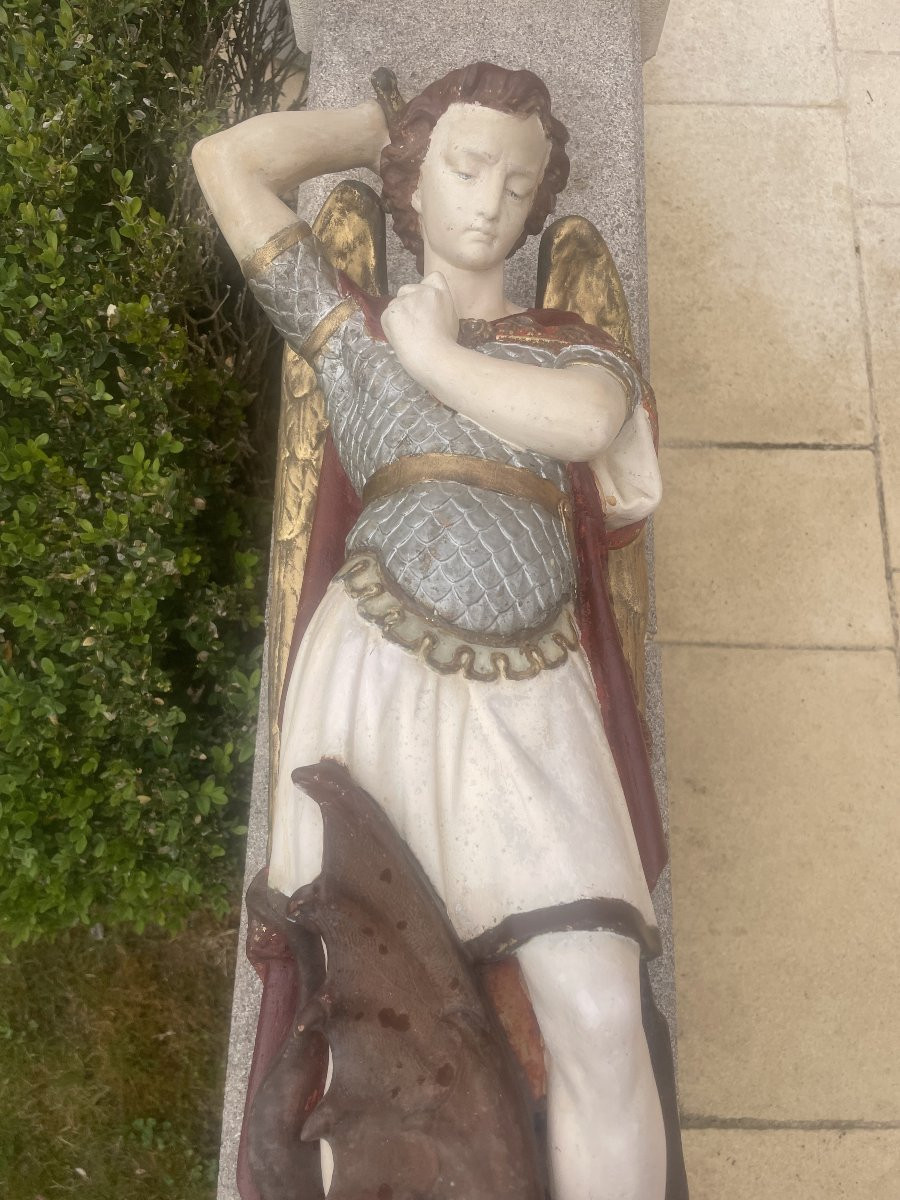 Saint Michel Striking Down The Devil-photo-2