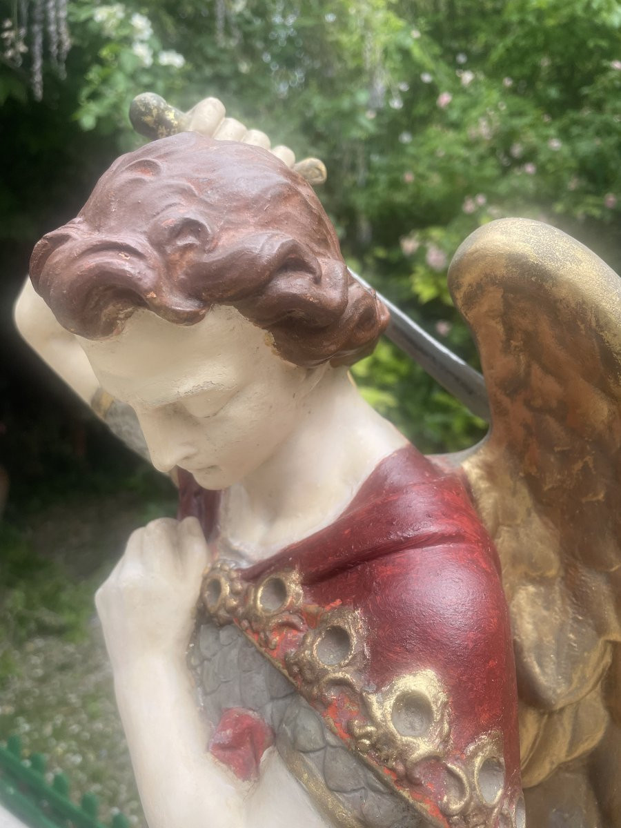 Saint Michel Striking Down The Devil-photo-4