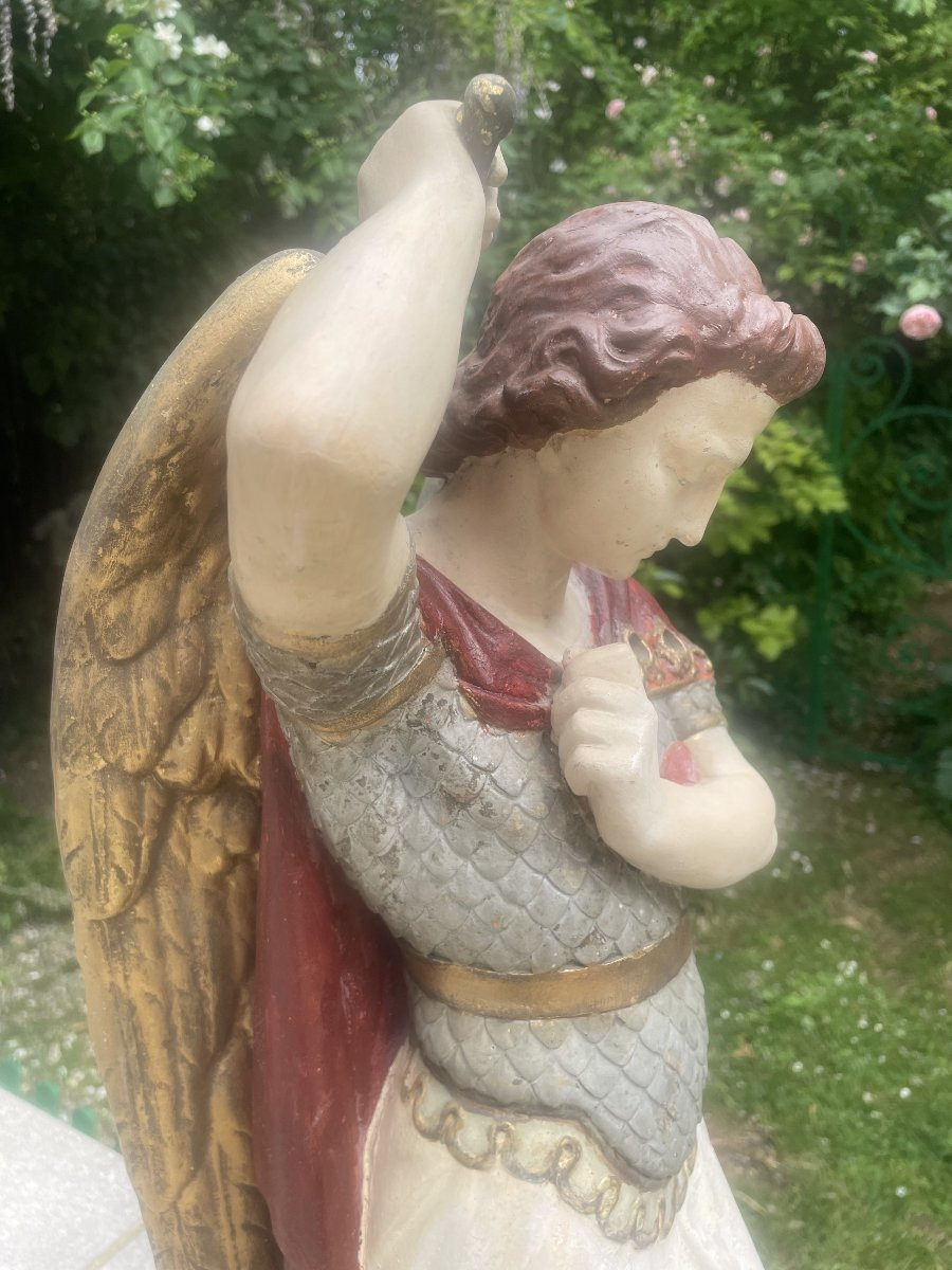 Saint Michel Striking Down The Devil-photo-5