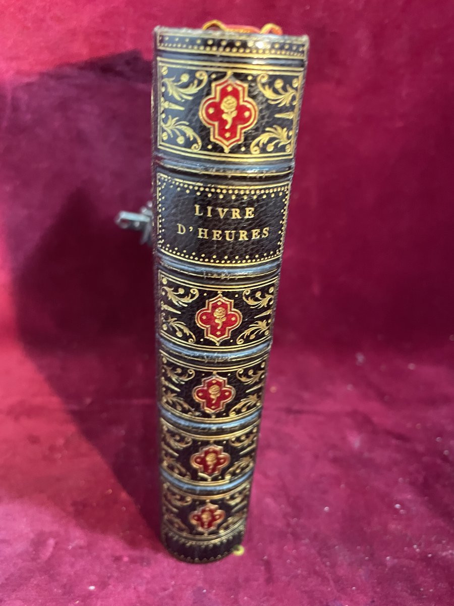 LIVRE D HEURES 1855-photo-2