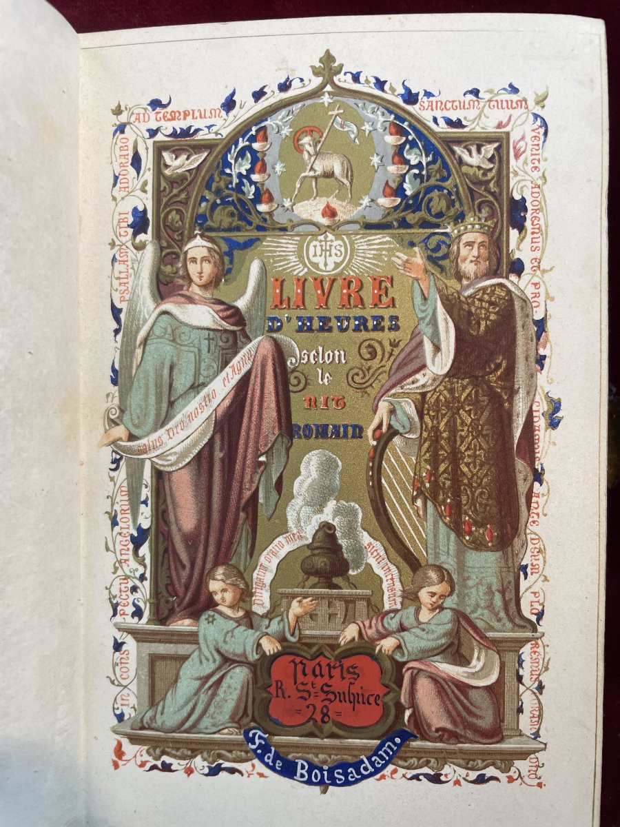 LIVRE D HEURES 1855-photo-4