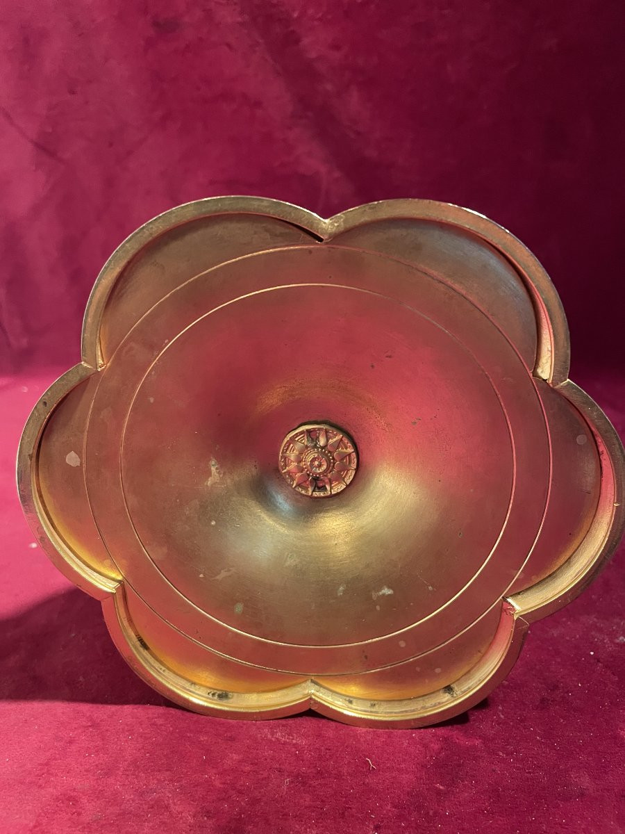 Chalice Bowl Silver Vermeil Enamel-photo-4