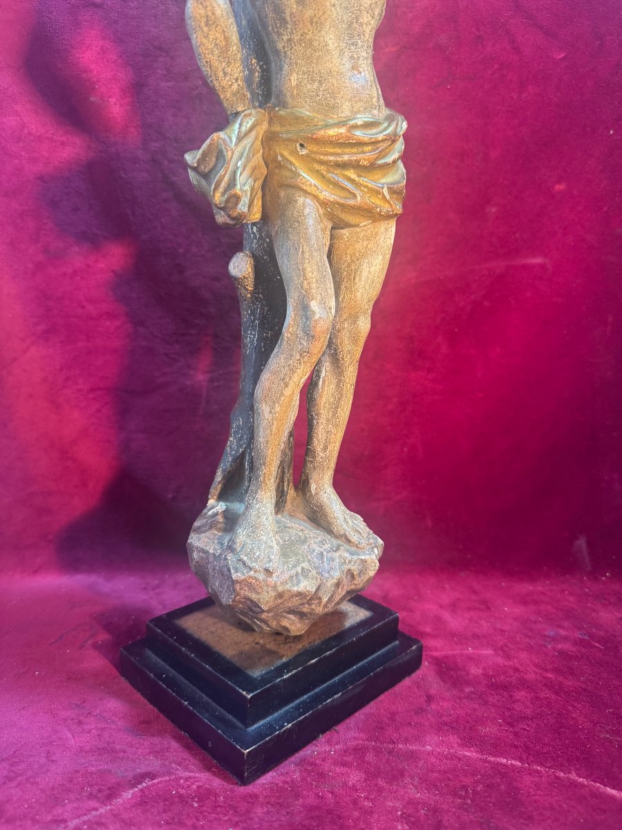 SAINT SEBASTIEN STATUETTE BOIS 18 EME-photo-3