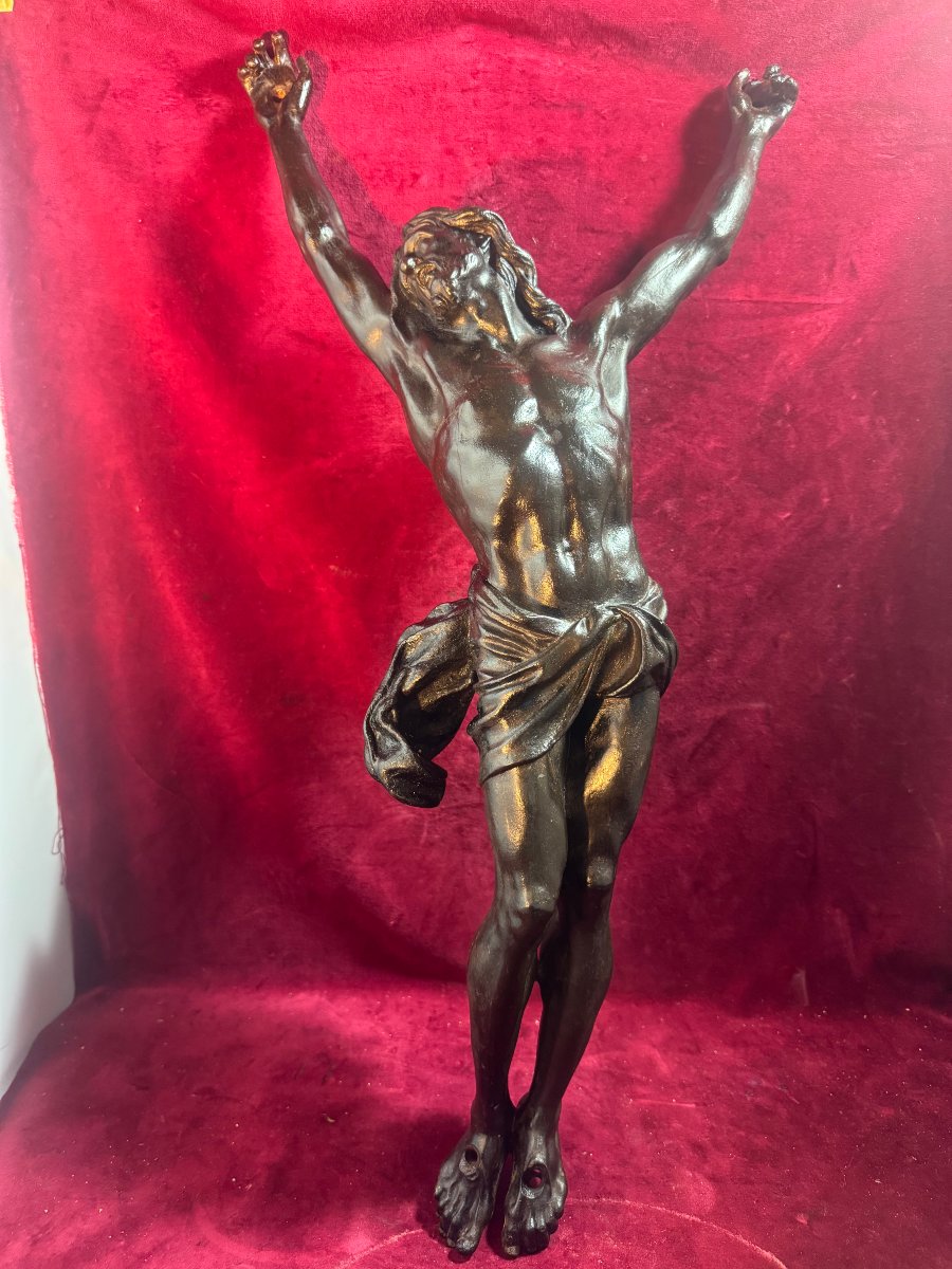 Large Cast-iron Christ, 18th-century Baroque