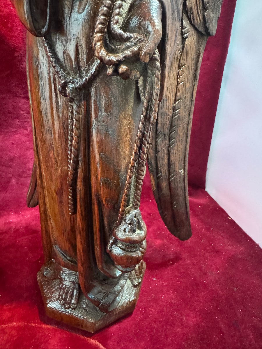 PAIRE D ANGES EN PRIERE ET THUREFERAIRE-photo-4