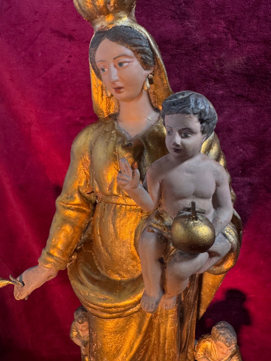 Large Santibelli Madonna And Child-photo-1