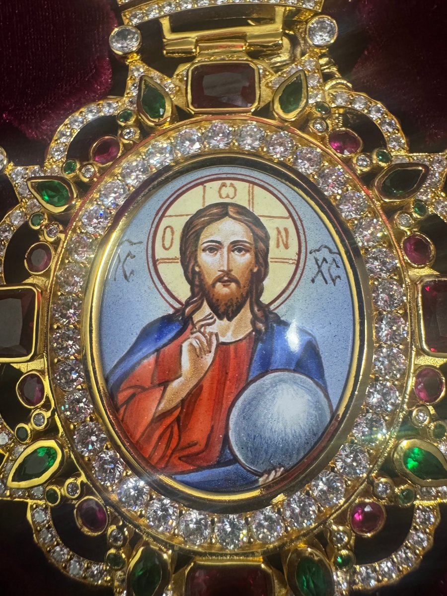 Encolpion: Jesus Blessing The Orb-photo-3