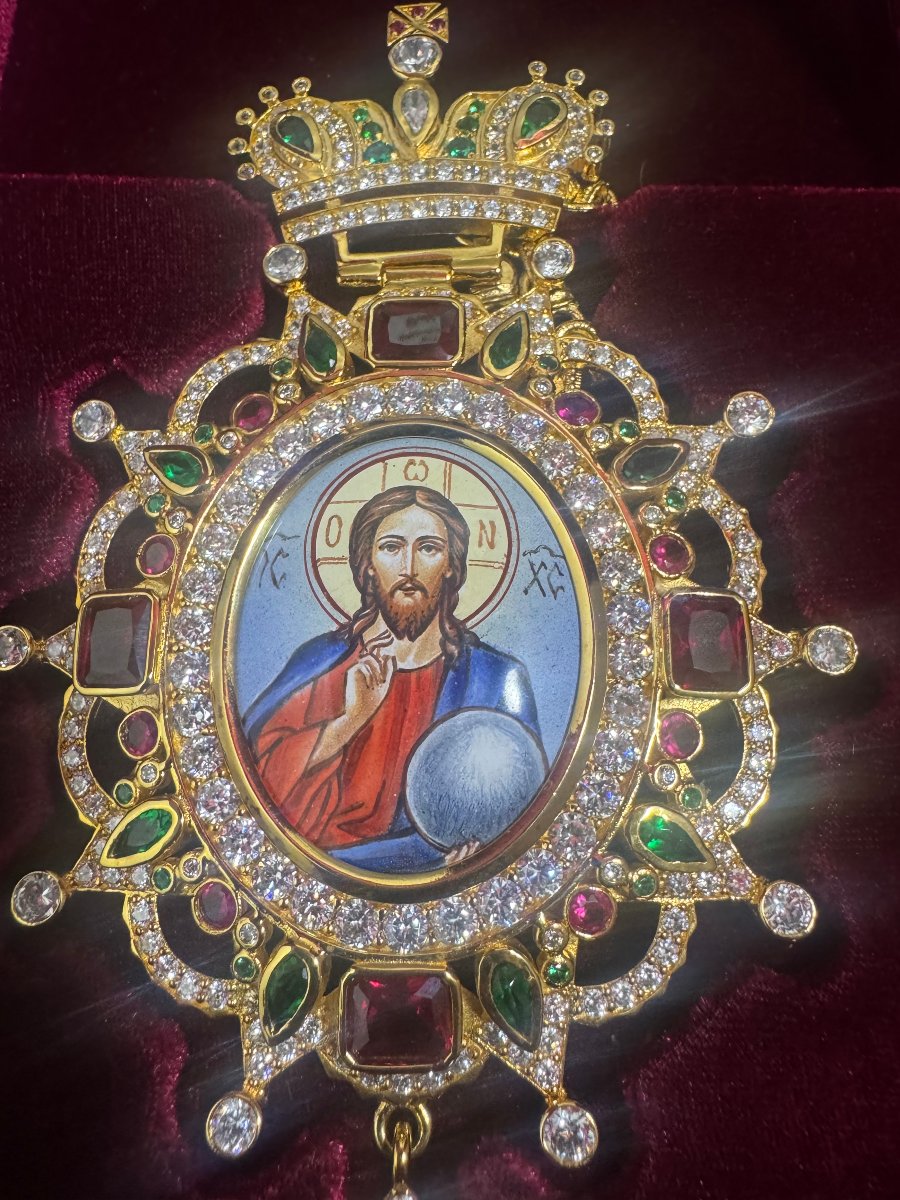 Encolpion: Jesus Blessing The Orb-photo-1