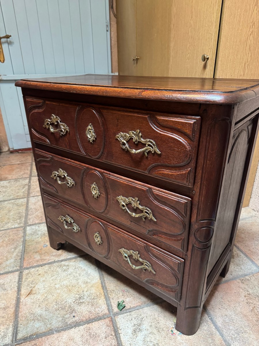 Louis XIV Oak Chest Of Drawers