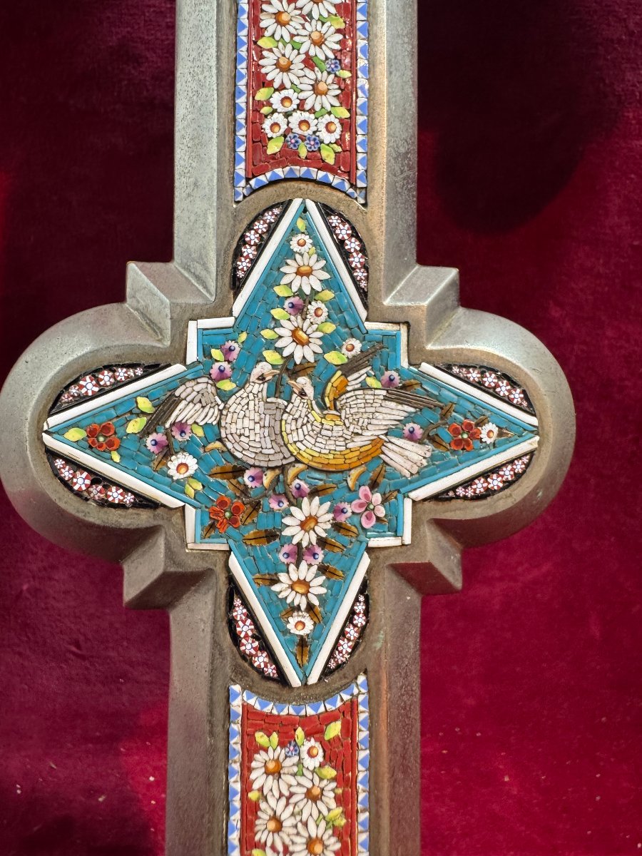 Large Roman Cross, Micromosaic-photo-2