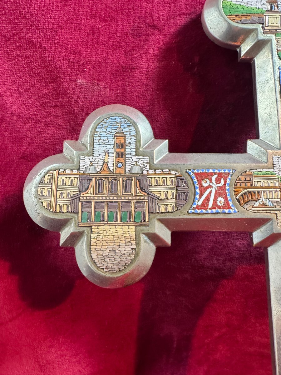 Large Roman Cross, Micromosaic-photo-4