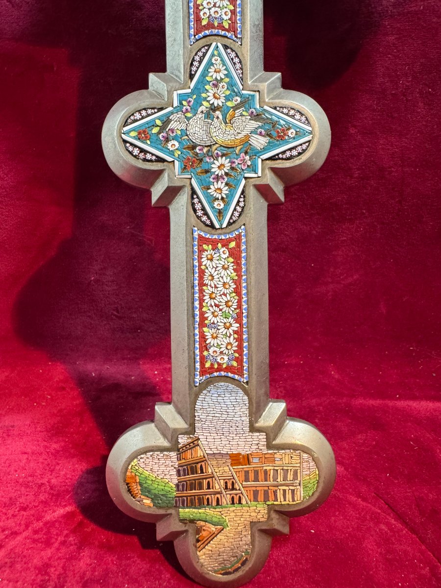 Large Roman Cross, Micromosaic-photo-2