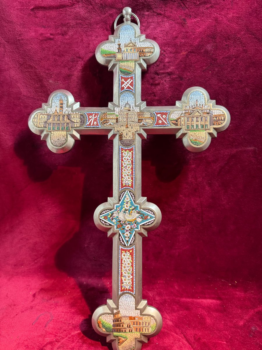 Large Roman Cross, Micromosaic