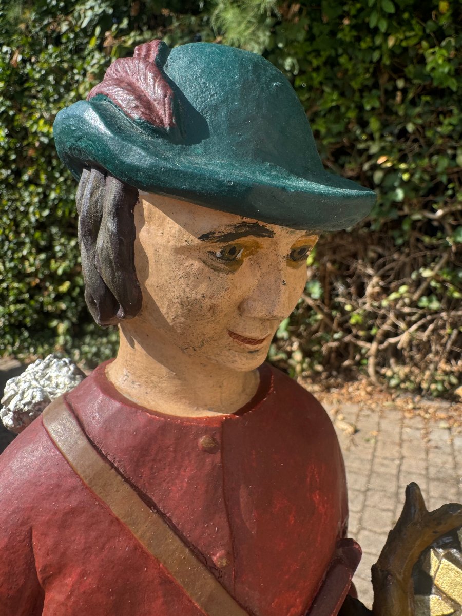 Stone Statue Of Saint Hubert -photo-2