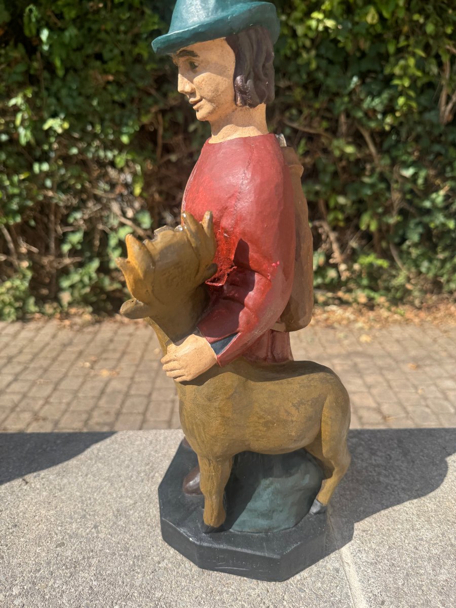 Stone Statue Of Saint Hubert -photo-3