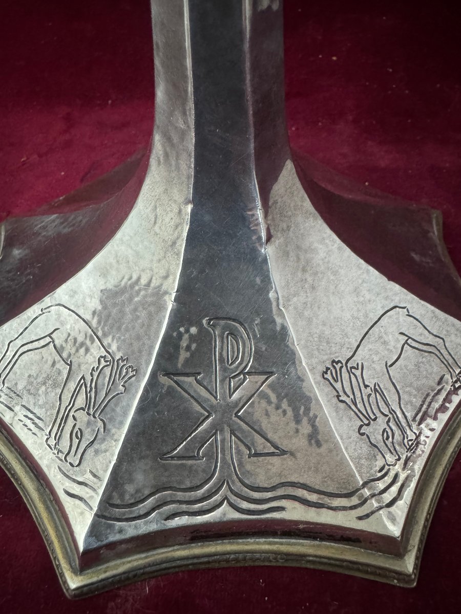 CALICE ARGENT EMAIL SAINT EUDALD -photo-8