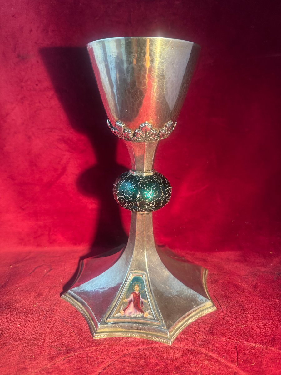 CALICE ARGENT EMAIL SAINT EUDALD 