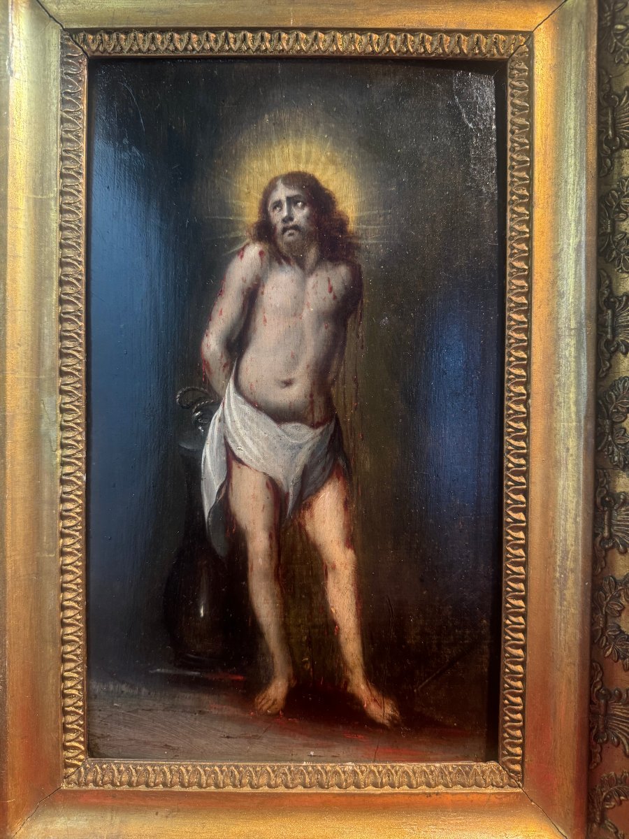 Christ At The Column Or Christ In Chains: 17th-century Painting