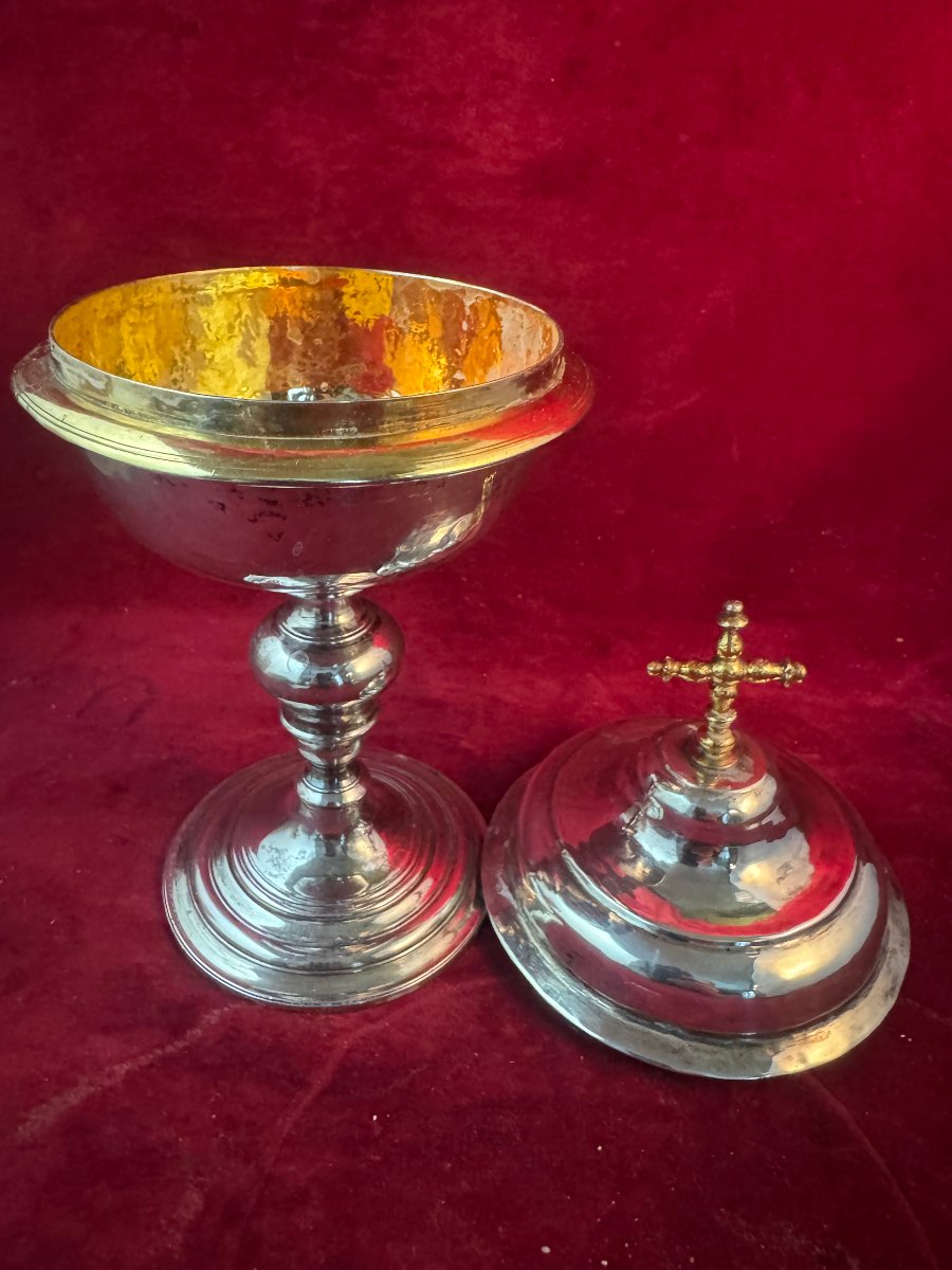 Silver Ciborium From Spain-photo-2