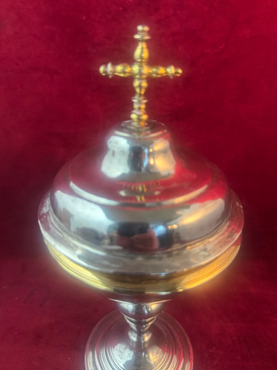 Silver Ciborium From Spain-photo-2