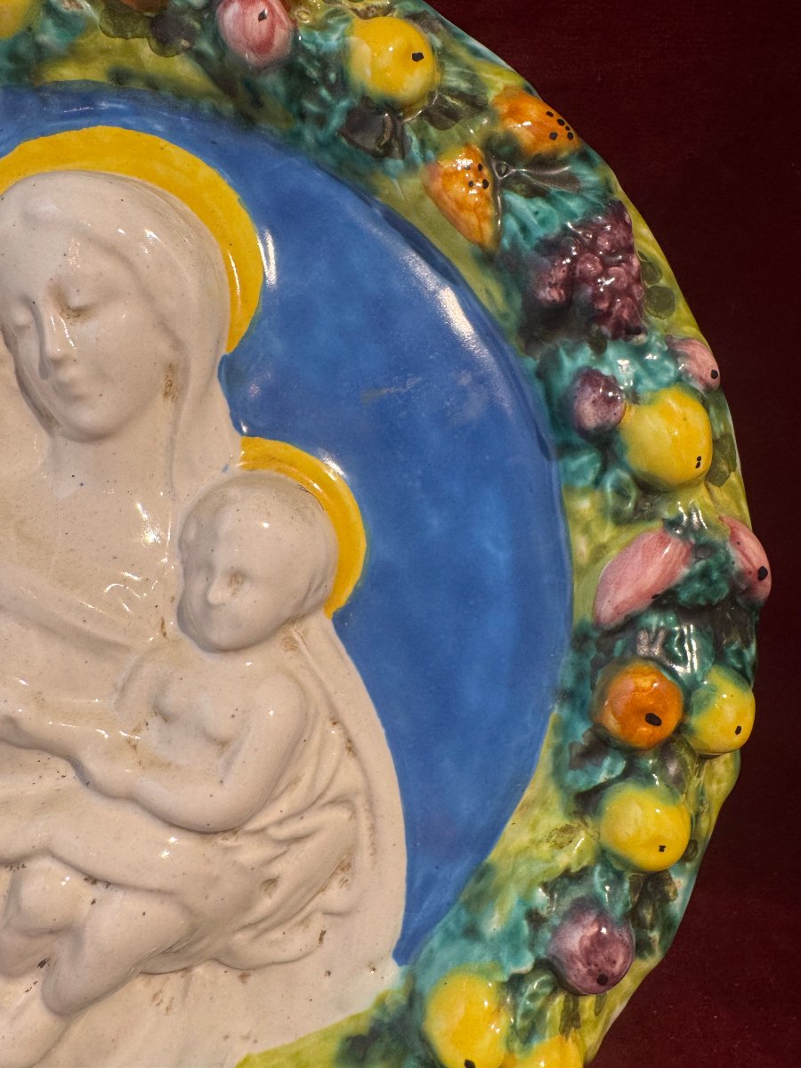 VIERGE A L ENFANT D ELLA ROBBIA-photo-2