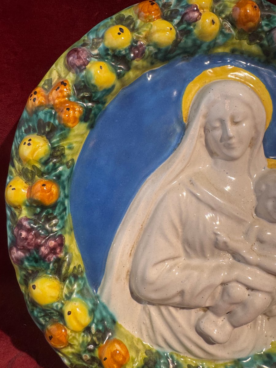 VIERGE A L ENFANT D ELLA ROBBIA-photo-3