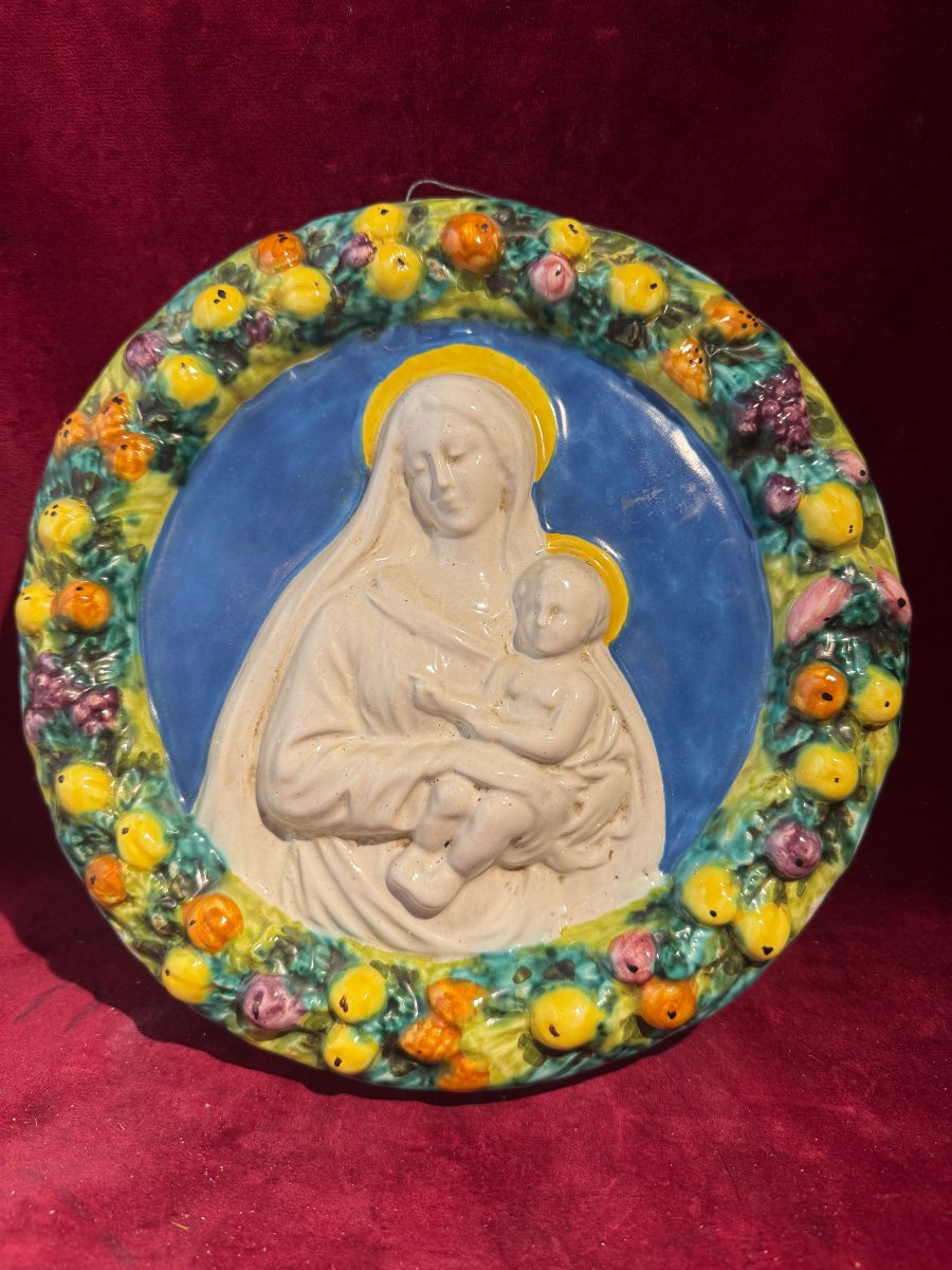 VIERGE A L ENFANT D ELLA ROBBIA-photo-1