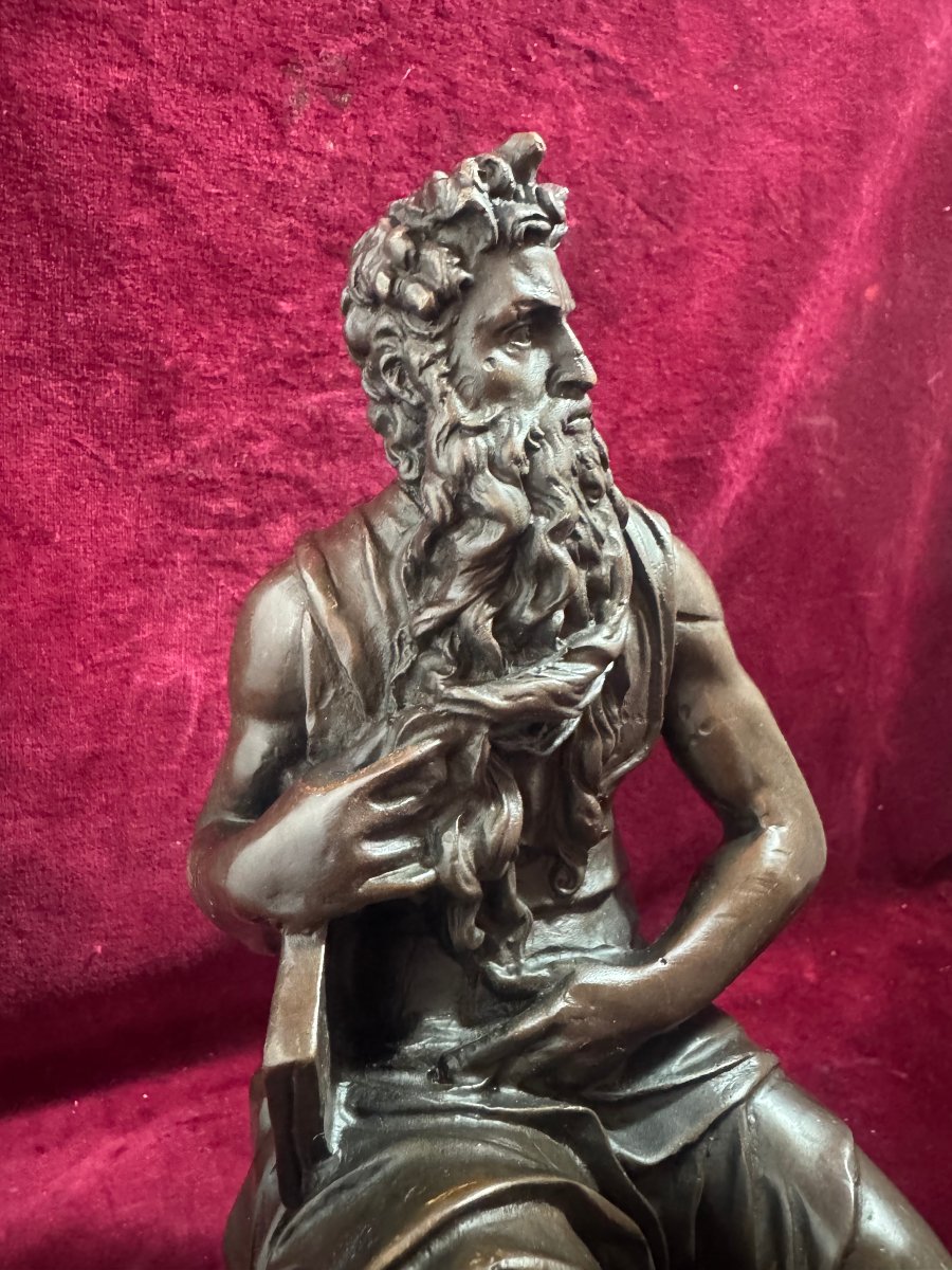 MOISE BRONZE MICHEL ANGE-photo-3