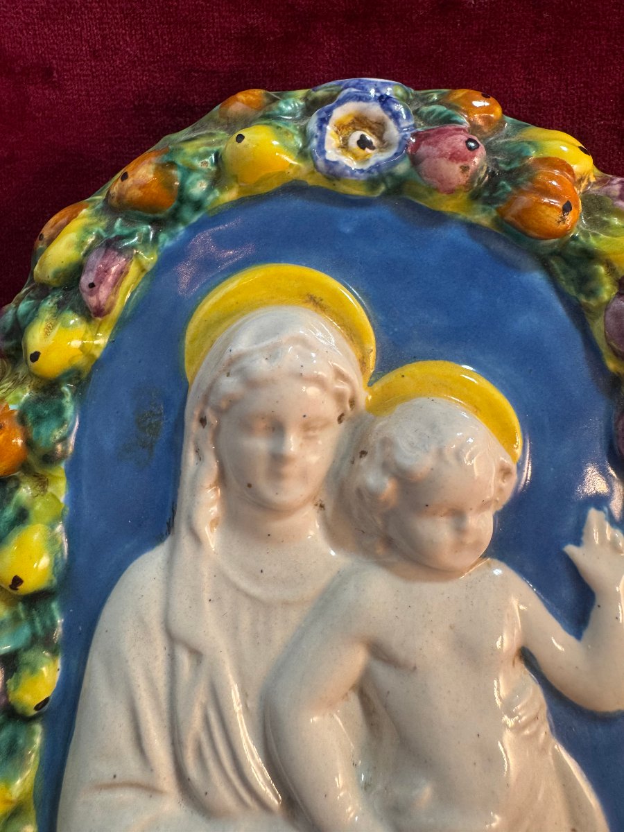 Virgin And Child By Delle Robbia -photo-2