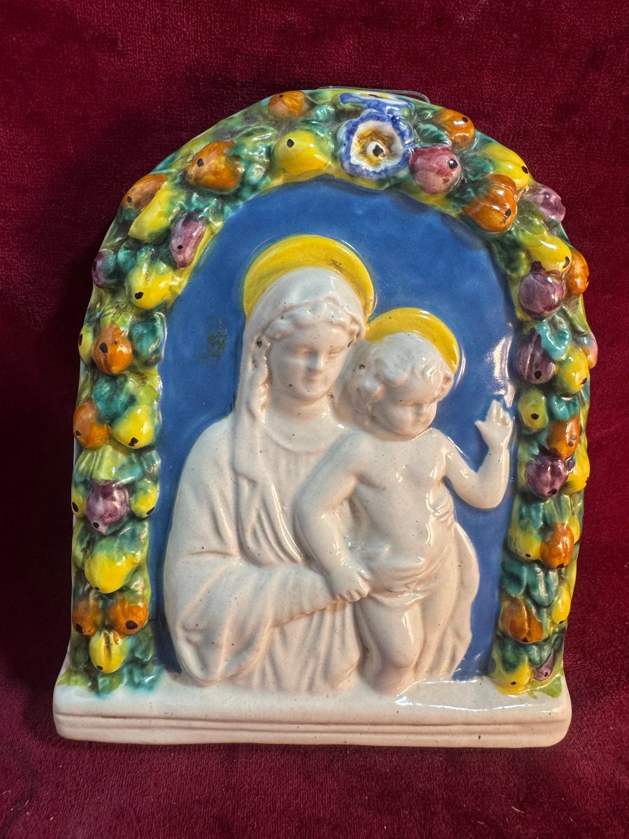 Virgin And Child By Delle Robbia -photo-3