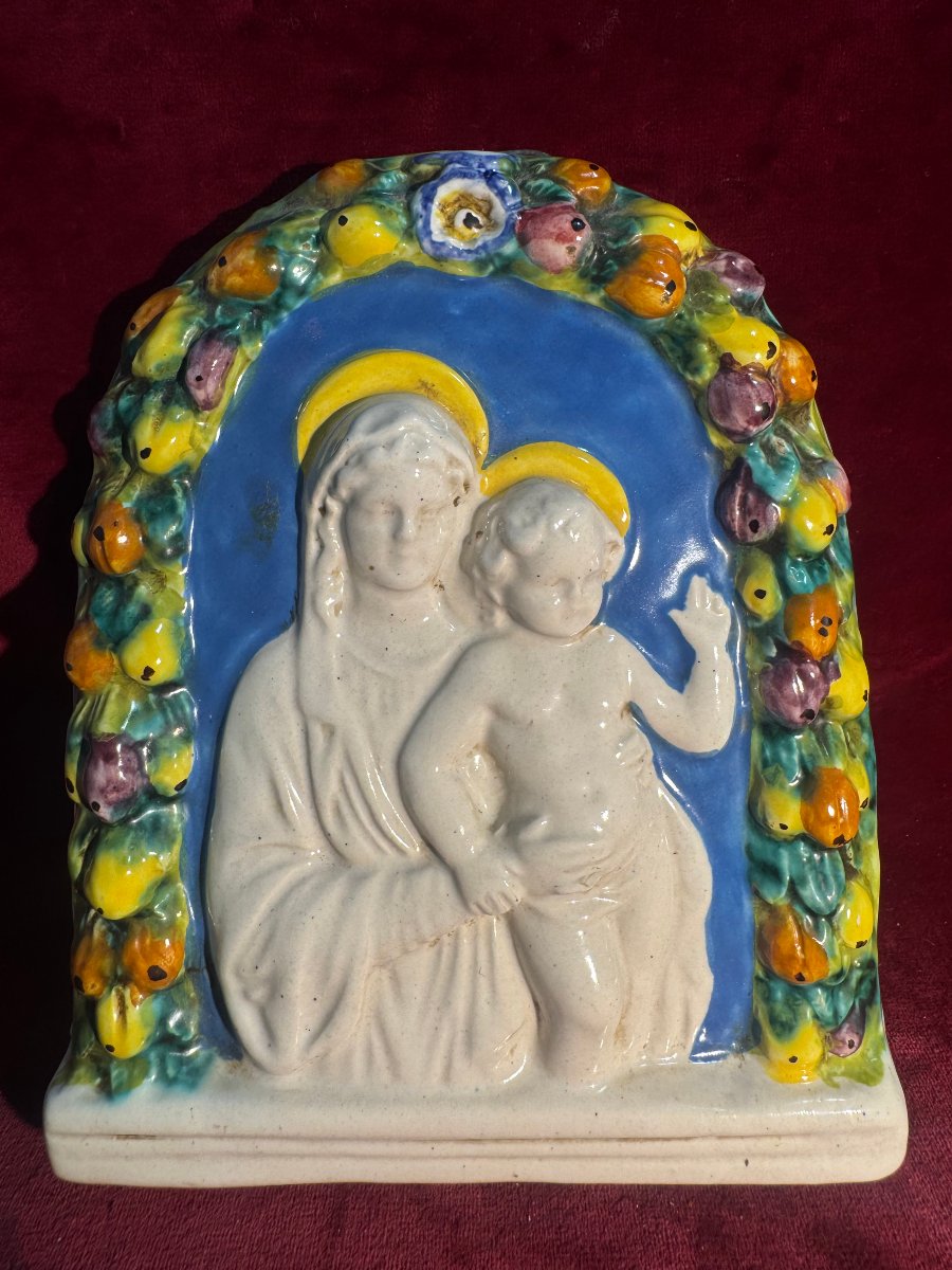Virgin And Child By Delle Robbia 