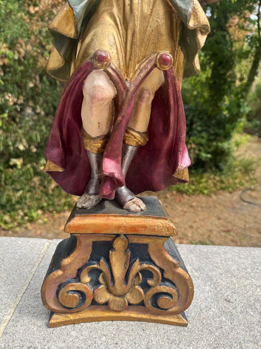 17th-century Polychrome Ceroferair Angels-photo-1