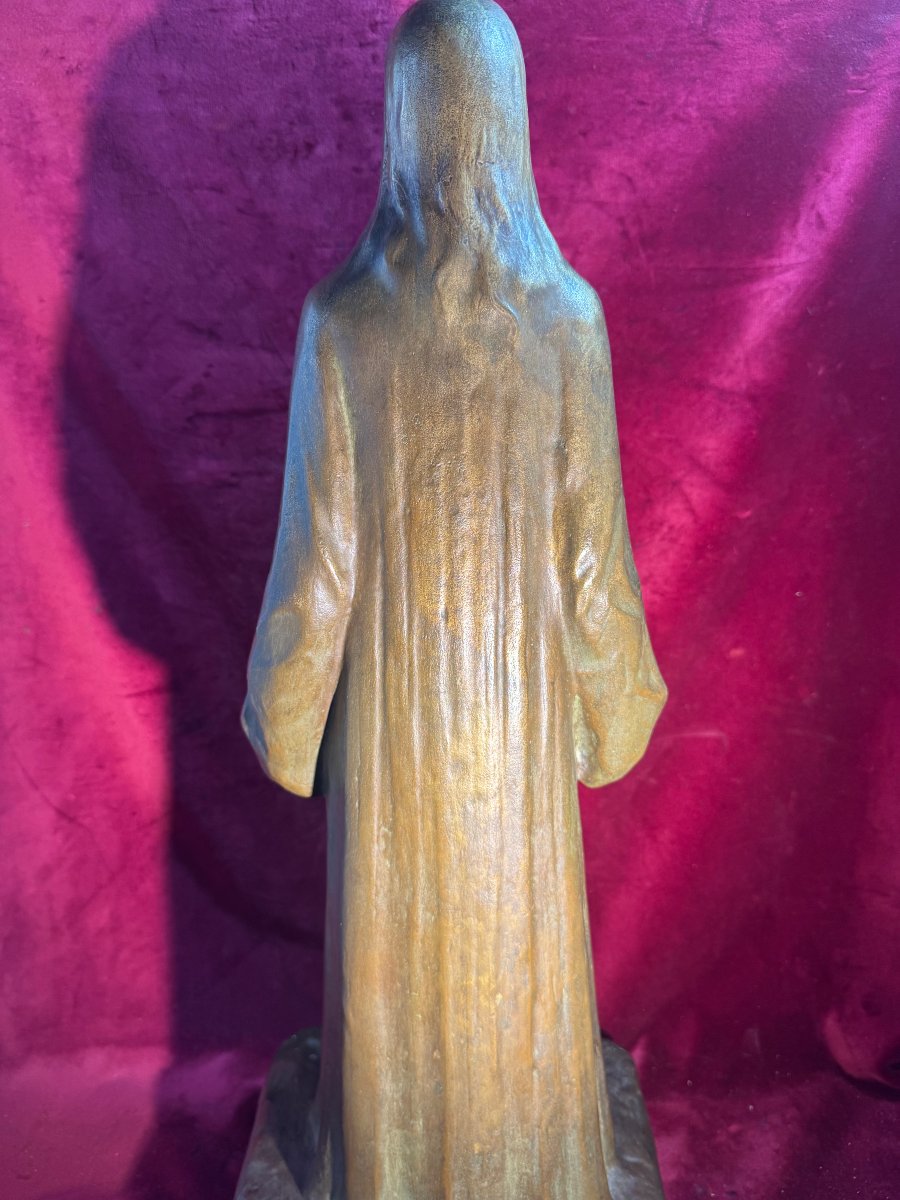 ECCE HOMO   BRONZE  LUCIEN GEORGES GUERIN 1921-photo-3