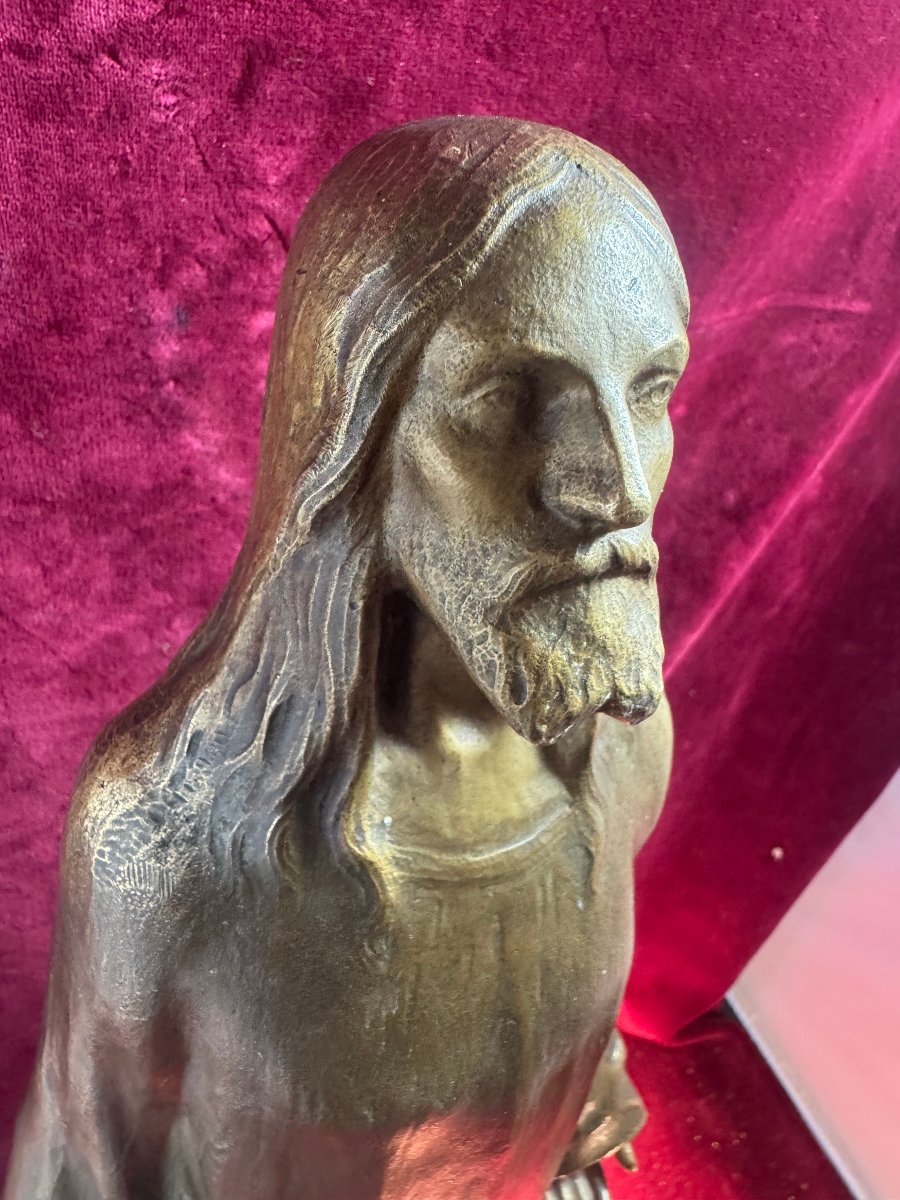 ECCE HOMO   BRONZE  LUCIEN GEORGES GUERIN 1921-photo-6