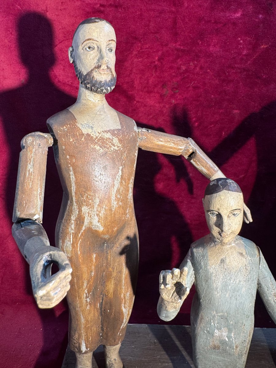 CAPIPOTES SAINTE FAMILLE  YEUX EN VERRE -photo-2