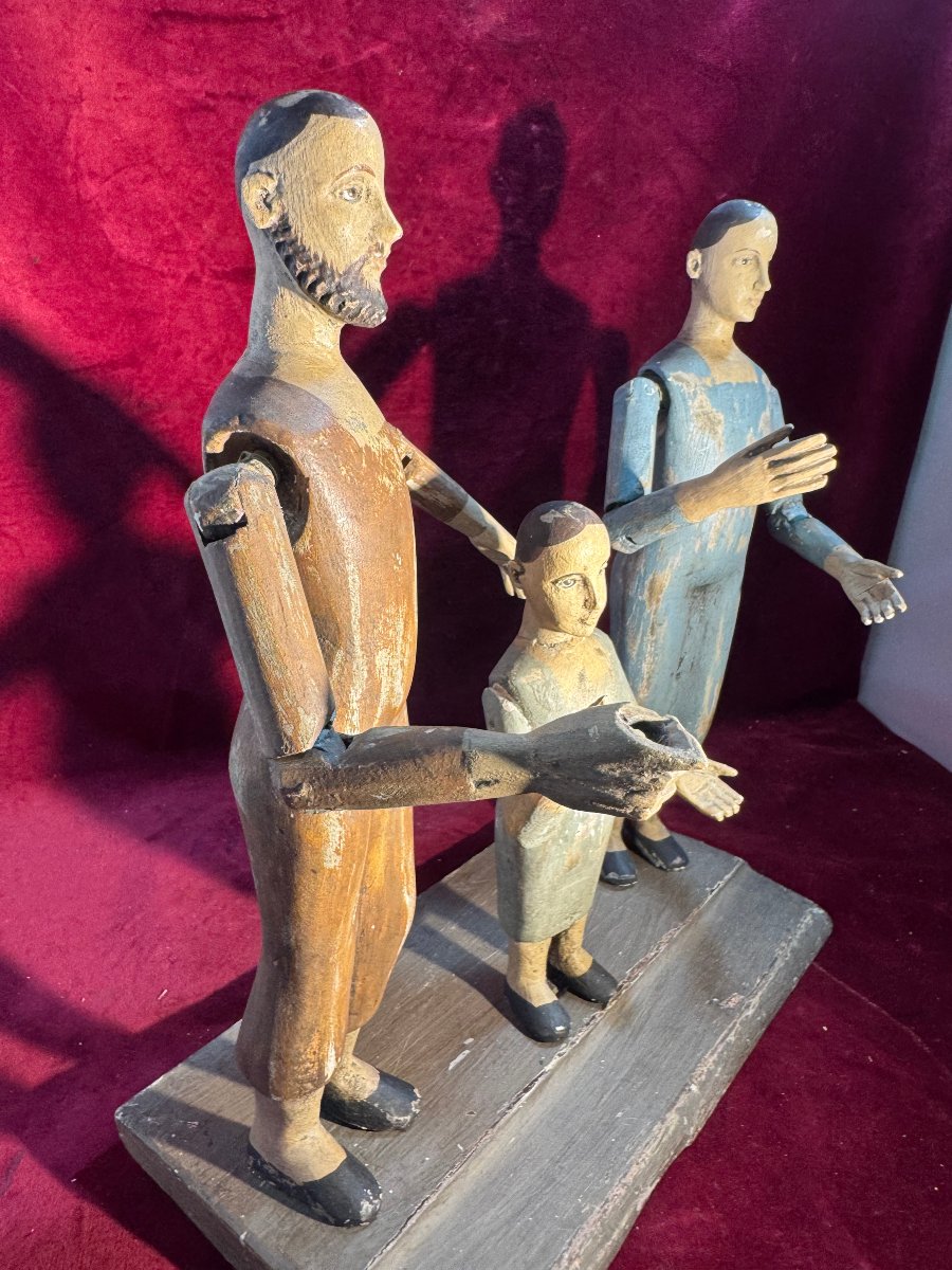CAPIPOTES SAINTE FAMILLE  YEUX EN VERRE -photo-4