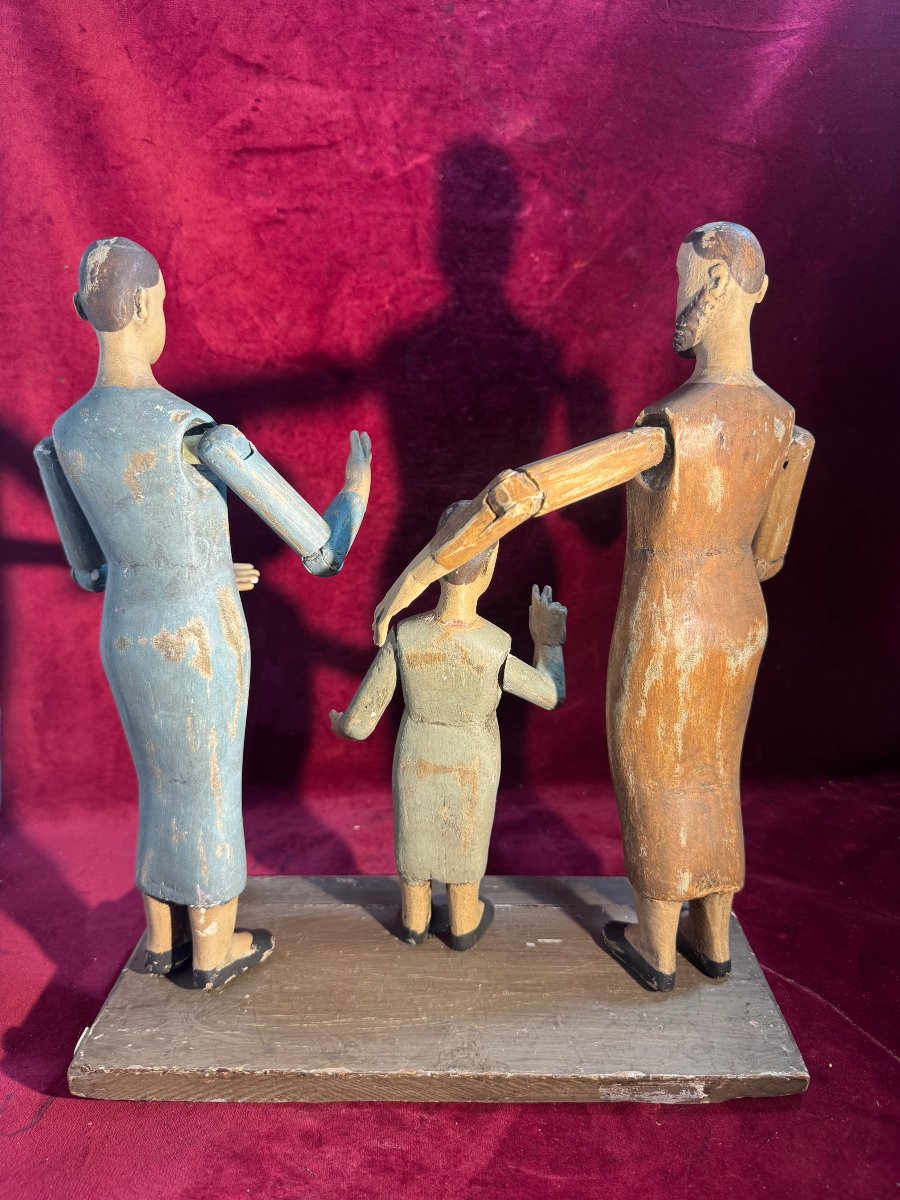 CAPIPOTES SAINTE FAMILLE  YEUX EN VERRE -photo-1