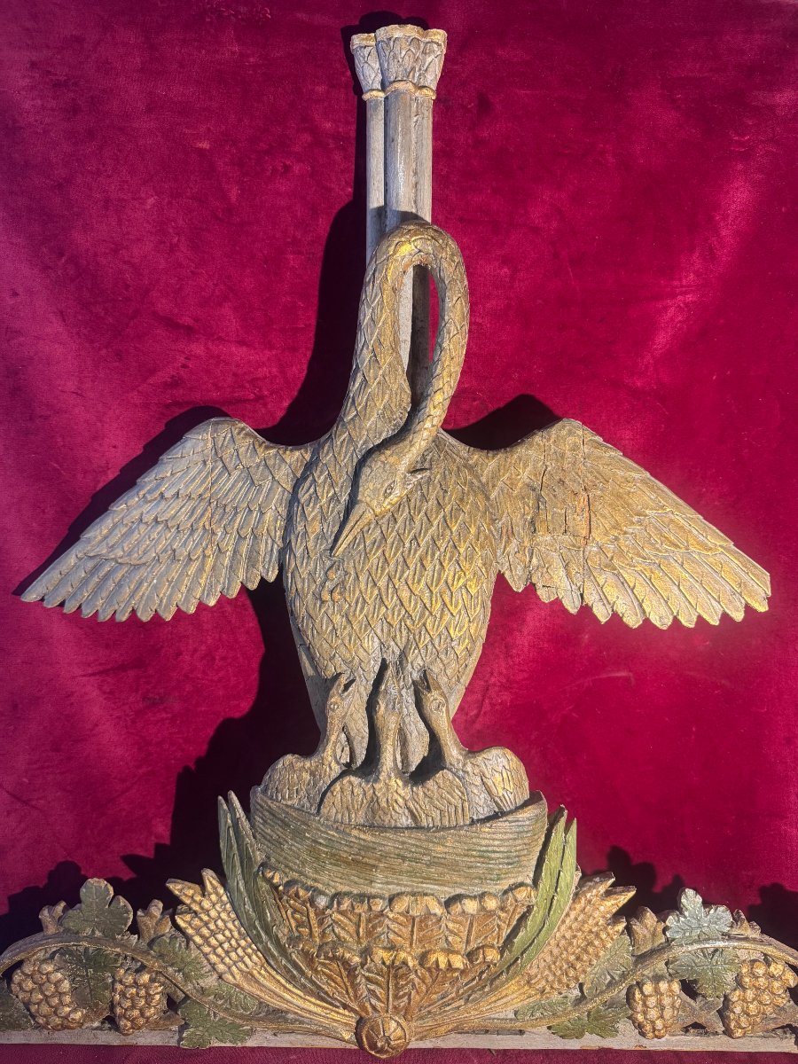 PELICAN  SYMBOLE CHRETIEN -photo-1