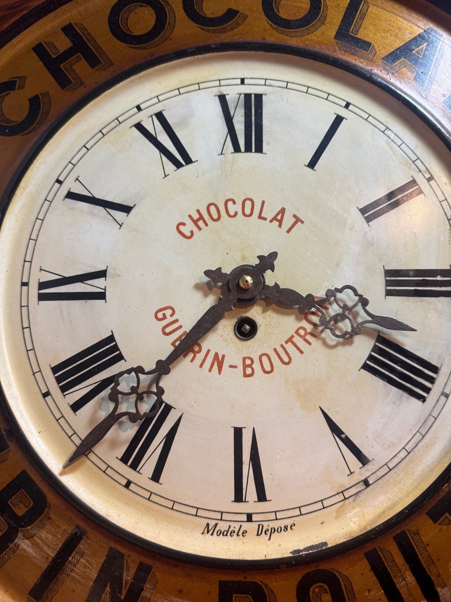 Boutron Guerin Chocolate Advertising Clock -photo-2