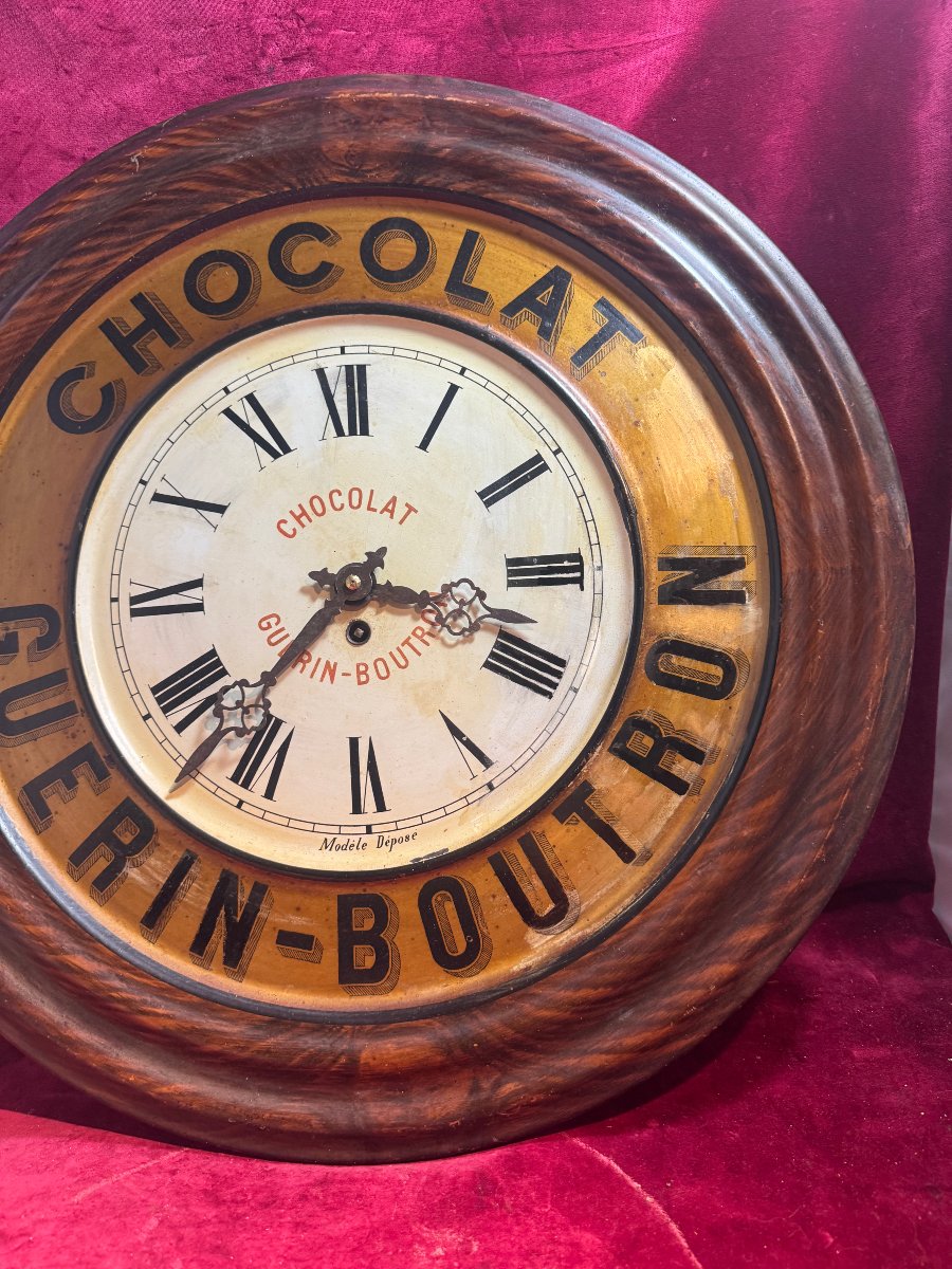 Boutron Guerin Chocolate Advertising Clock -photo-3