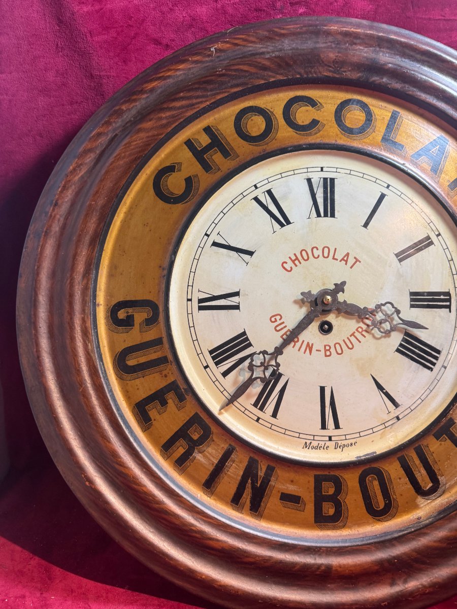 Boutron Guerin Chocolate Advertising Clock -photo-4