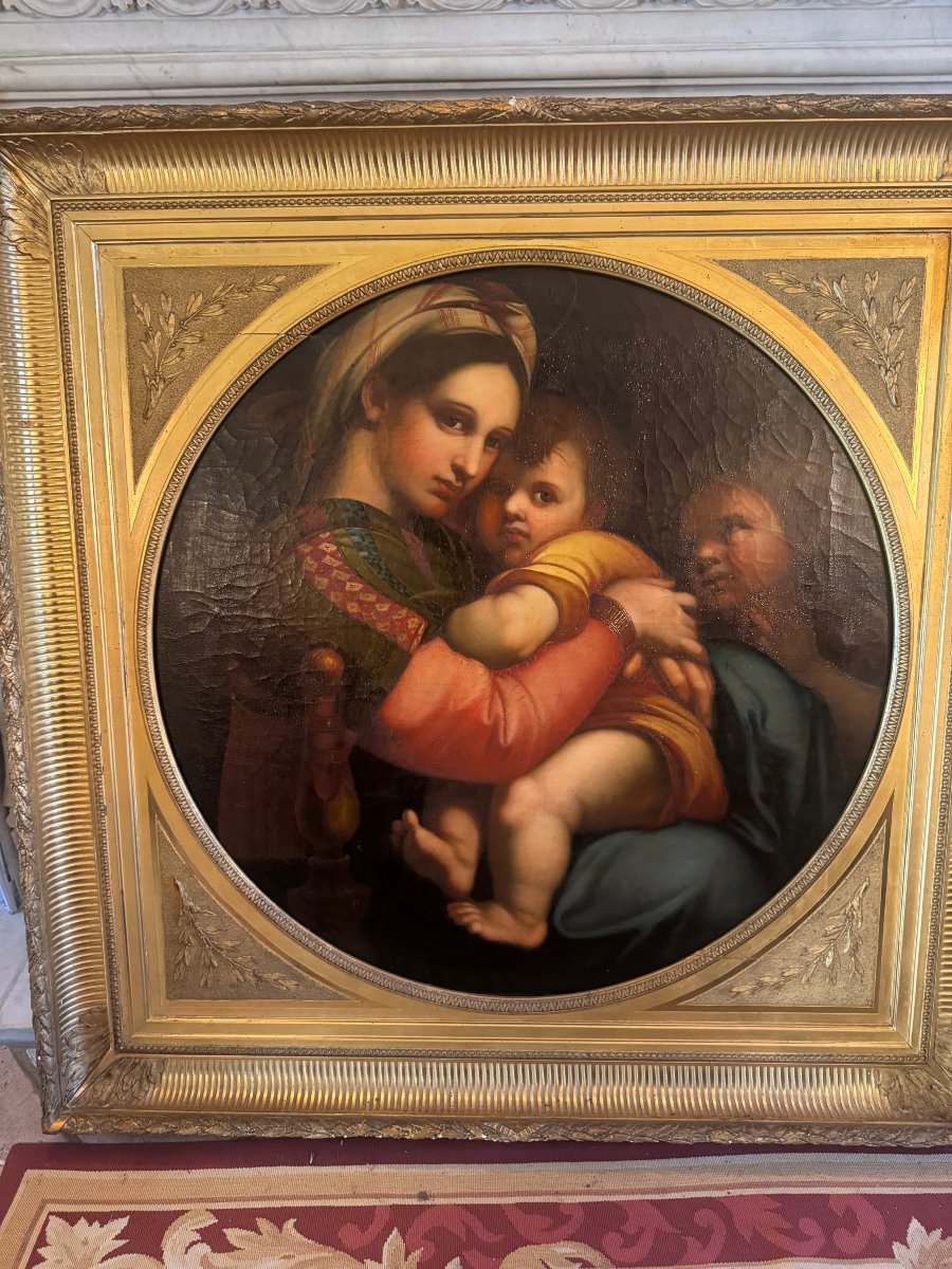 VIERGE A LA CHAISE RAPHAEL  