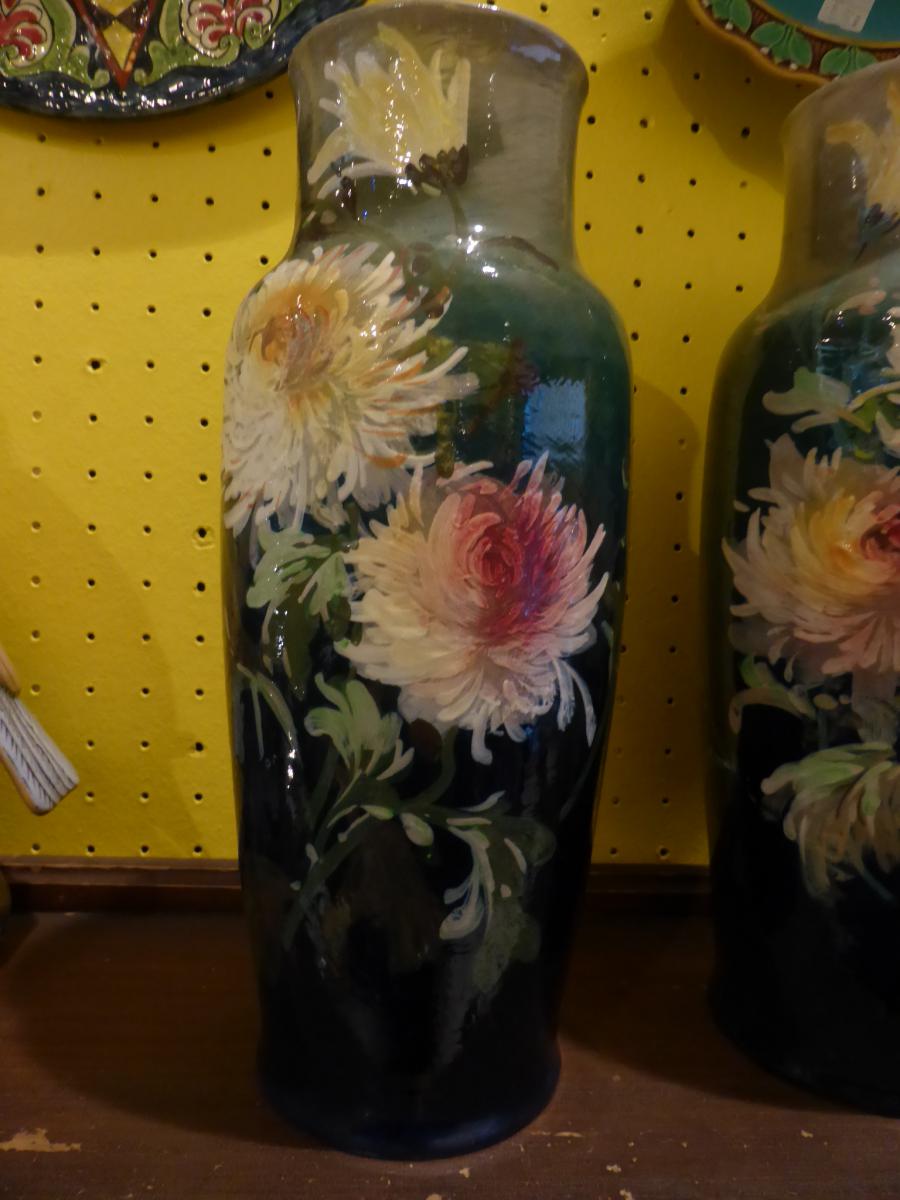 Paire De Vases De Marlotte -photo-2