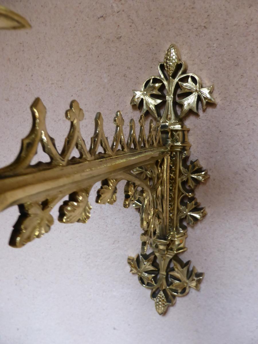 Neo Gothic Bronze Wall Sconces-photo-1