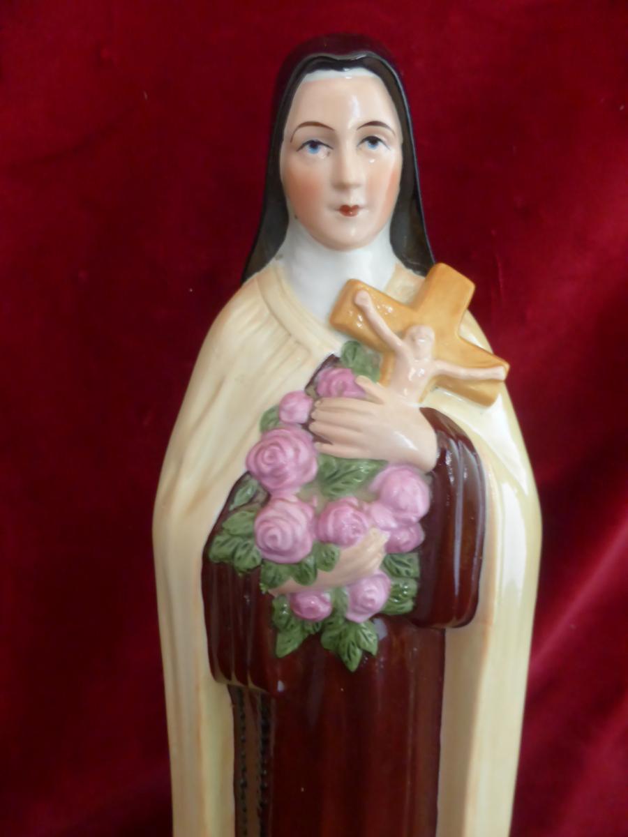 Statuette De Ste Therese De Lisieux-photo-2