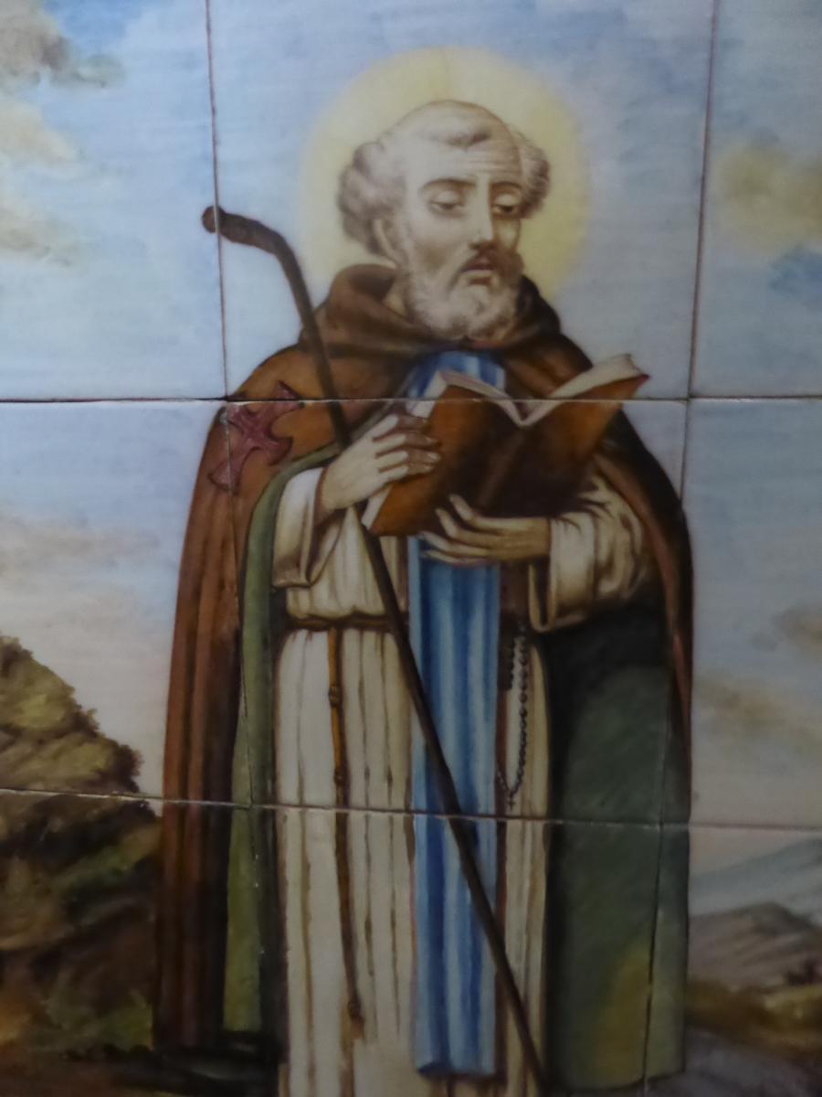 Saint Antoine Peinture Sur Carrelage FAIENCE-photo-3