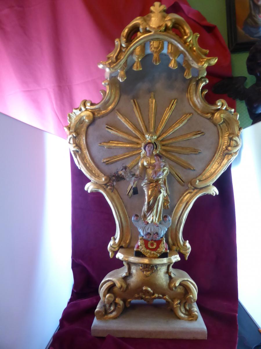 Dais Etagere Pour Statue De Vierge -photo-2