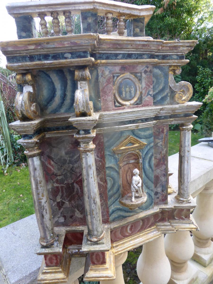 Tabernacle Italien 18  Eme Siecle-photo-3