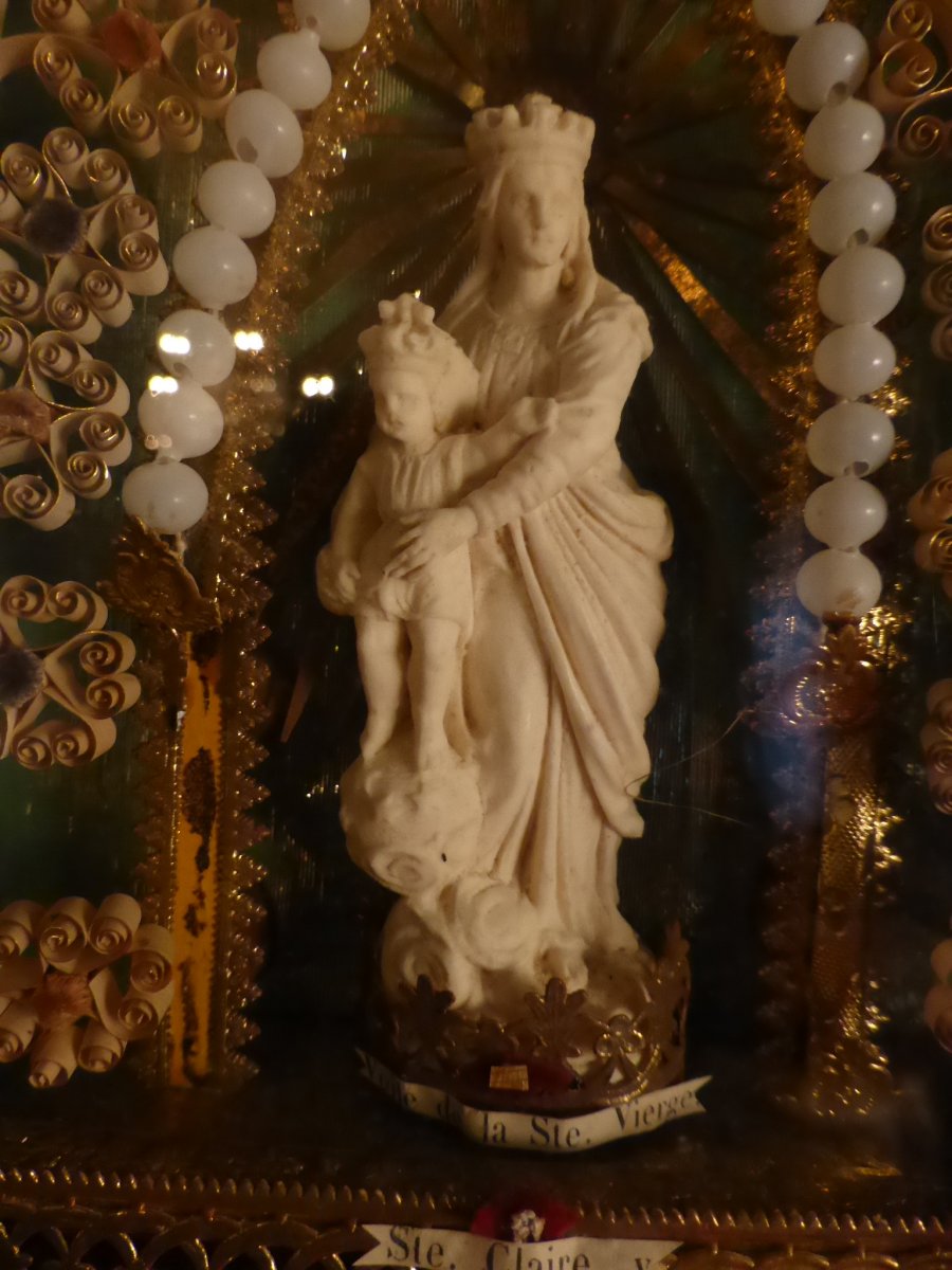 Diorama Reliquary Paperolle Virgin-photo-3