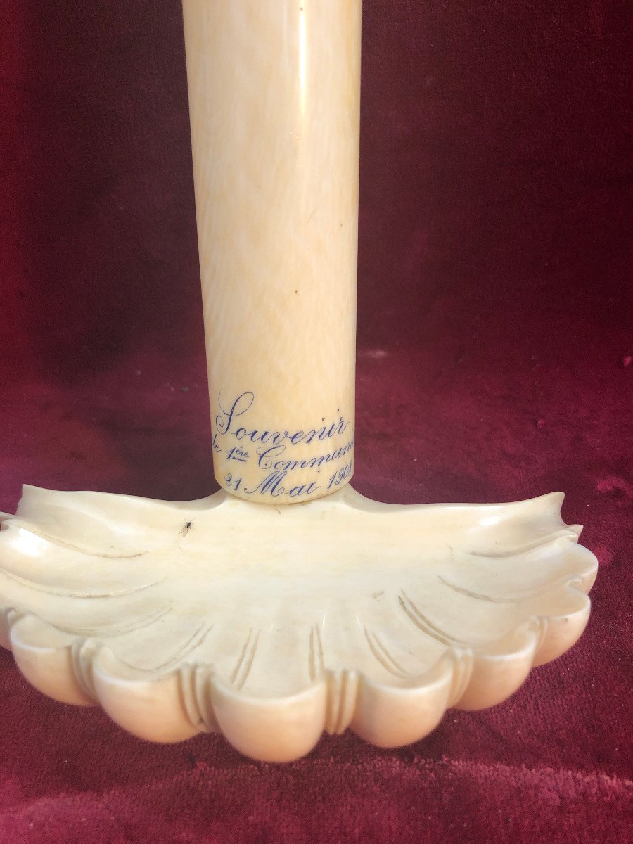 Benitier Crucifix In Ivory-photo-4